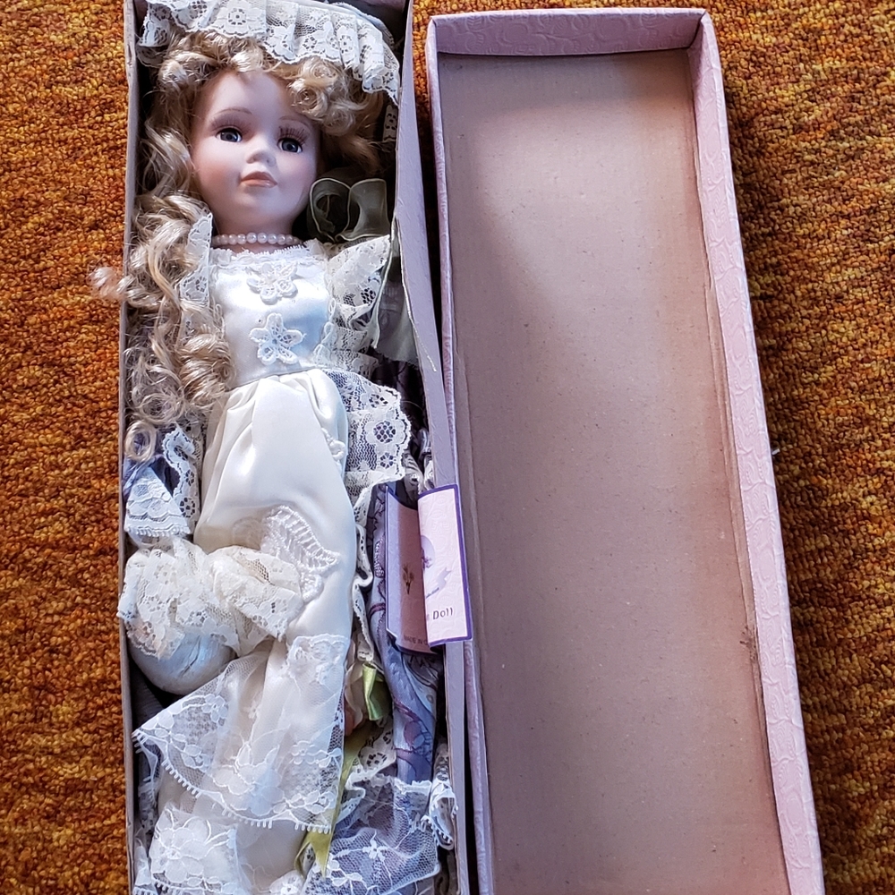 Goldenvale collection ceramic doll